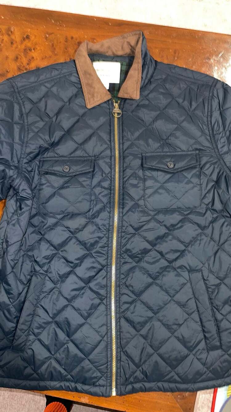 Weatherproof Vintage Men's Flannel Lined Quilted Barn Jacket